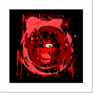 blood eye Posters and Art